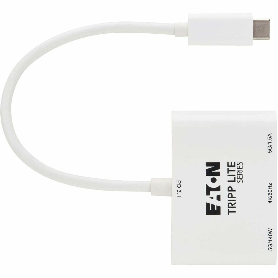 Tripp Lite series U444-06N-H4U-C3 HDMI/USB/USB-C Audio/Video Adapter - 1 x USB 3.2 (Gen 1) Type C - Male - 1 x HDMI Digi