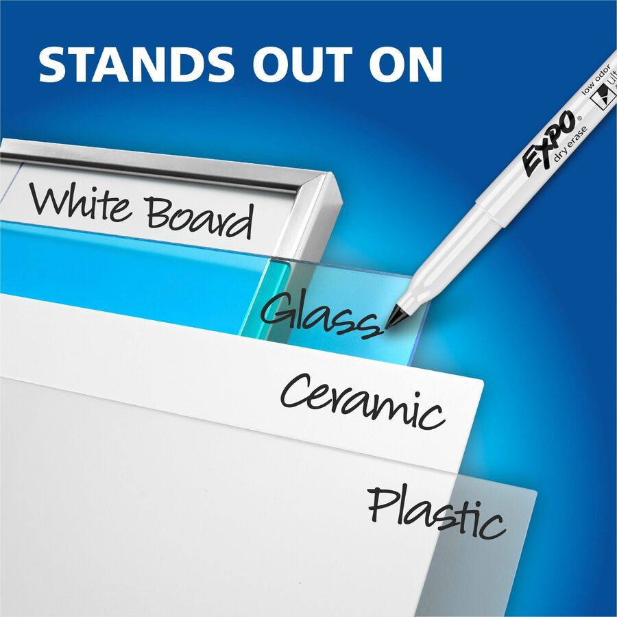 Expo Ultra Fine Tip Dry Erase Markers - Erasable - Assorted Ink/ - 36 / Pack