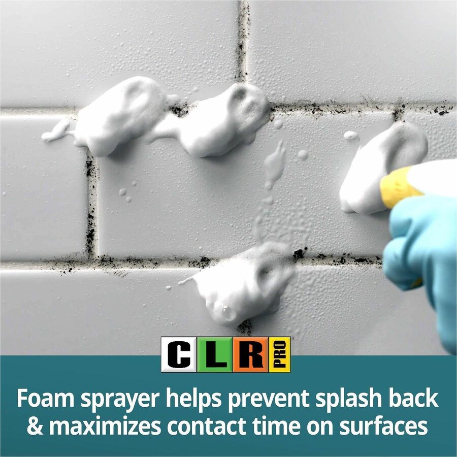 CLR Pro Mold and Mildew Stain Remover - For Multi Surface - Spray - 32 fl oz (1 quart) - 6 / Carton