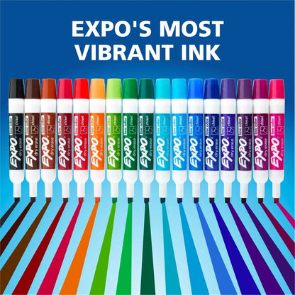 Expo Low Odor Dry-erase Markers - Erasable - Purple Ink - 12 / Dozen