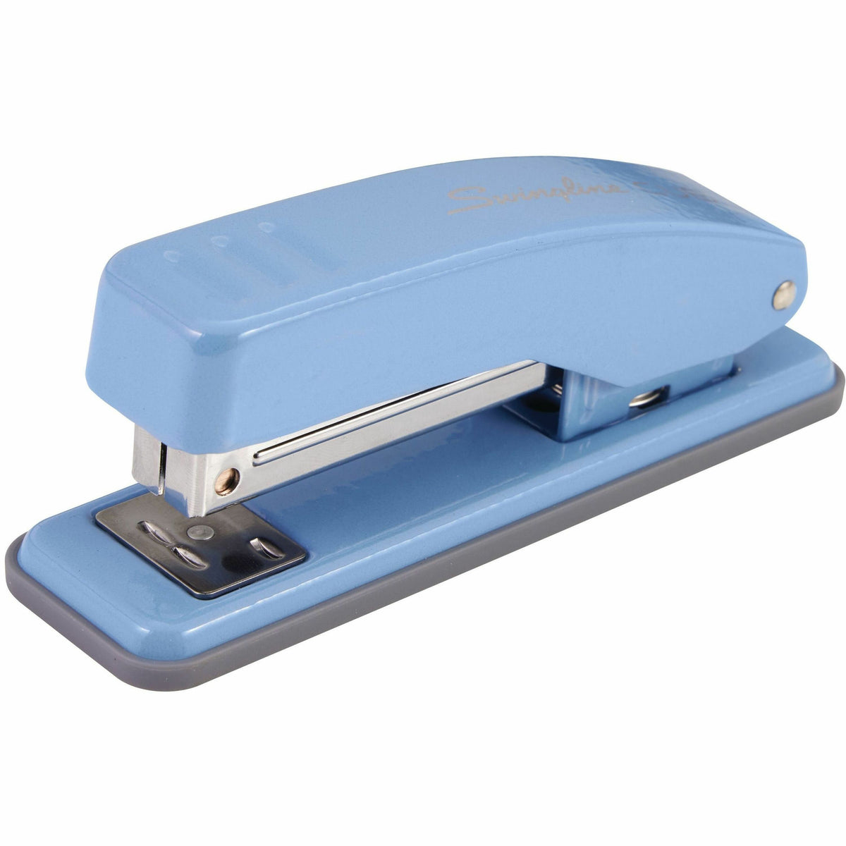 Swingline Cub Compact Stapler - Staples Upto 20 Sheet - Holds Upto 105 Staple - Half Strip - Electric Blue - Metal - 1 E