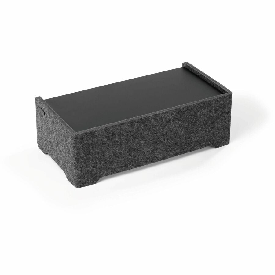 DURABLE Monitor Stand EFFECT - 22.05 lb Load Capacity - 6.30" Height x 19.69" Width - Desk, Table - Metal, Felt - Charco