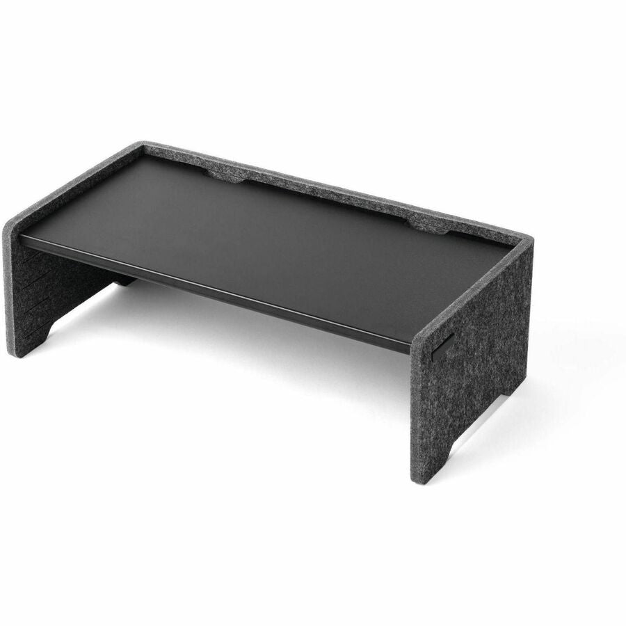 DURABLE Monitor Stand EFFECT - 22.05 lb Load Capacity - 6.30" Height x 19.69" Width - Desk, Table - Metal, Felt - Charco