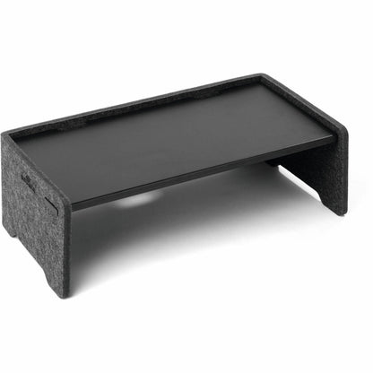 DURABLE Monitor Stand EFFECT - 22.05 lb Load Capacity - 6.30" Height x 19.69" Width - Desk, Table - Metal, Felt - Charco