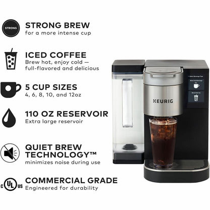Keurig K-2550 Commercial Single Serve Coffee Maker With 110oz. Water Reservoir - 3.44 quart - K-Cup Pod/Capsule Brand - 