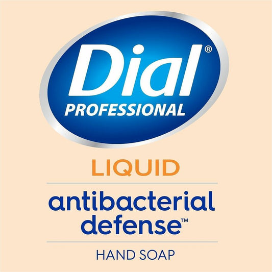 Dial Professional Antibacterial Defense Liquid Hand Soap - Fresh Scent - 11 fl oz - Pump Dispenser - Bacteria Remover - 