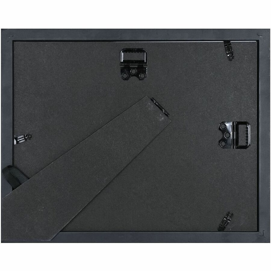 Lorell Certificate Frame - 8.50" x 11" Frame Size - Desktop, Wall Mountable - Vertical, Horizontal - Black - 1 Each