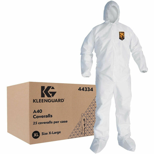 Ansell Health Liquid/Particle Protection Coveralls - Extra Large - Liquid, Dry Particle, Solid/Liquid Aerosol Protection