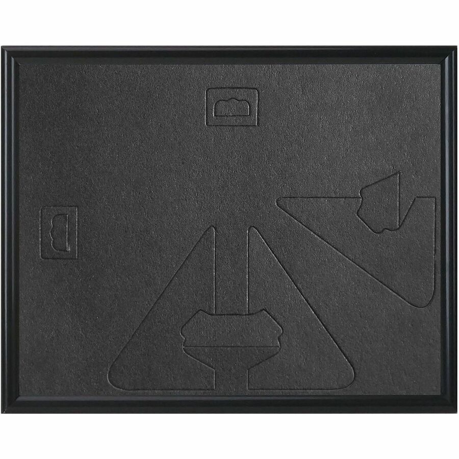 Lorell Certificate Frame - 8.50" x 11" Frame Size - Desktop, Wall Mountable - Vertical, Horizontal - Black - 1 Each