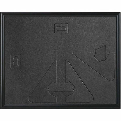 Lorell Certificate Frame - 8.50" x 11" Frame Size - Desktop, Wall Mountable - Vertical, Horizontal - Black - 1 Each
