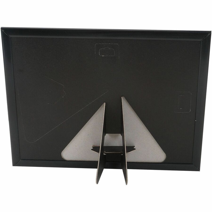 Lorell Certificate Frame - 8.50" x 11" Frame Size - Desktop, Wall Mountable - Vertical, Horizontal - Black - 1 Each