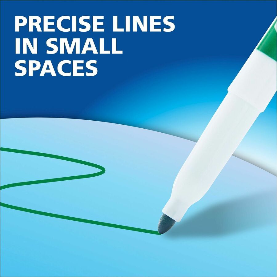 Expo Magnetic Dry Erase Markers - Erasable - Black Ink - Dry - 4 / Pack