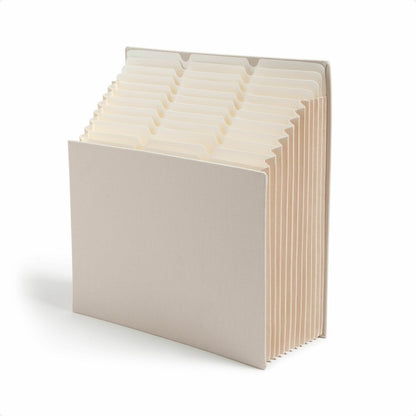 Smead Stadium 1/3 Tab Cut Letter Recycled Expanding File - 8 1/2" x 11" - 900 Sheets Capacity - 10 1/2" Expansion - 12 P