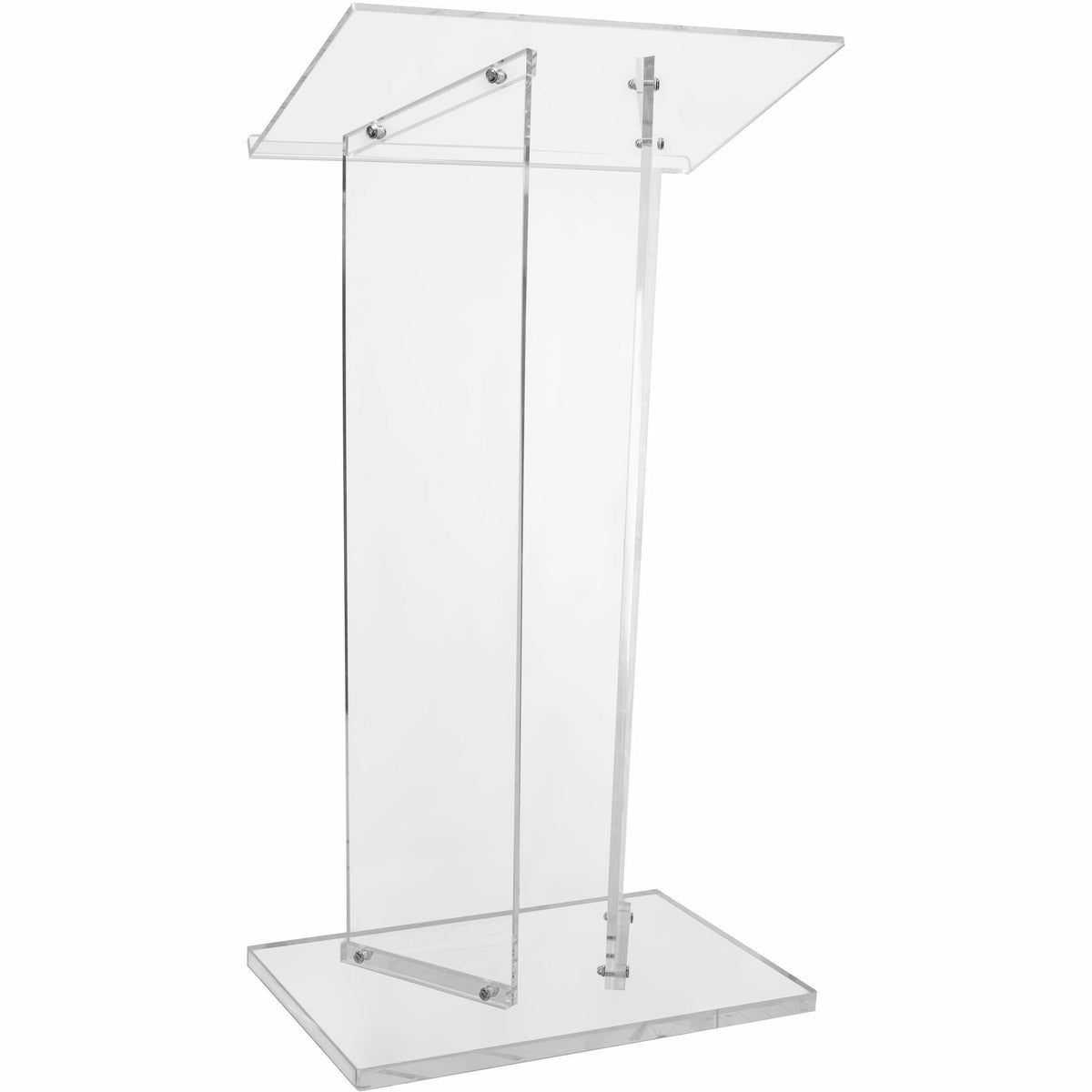 Kantek Standing Lectern - 2 Legs - 41" Height x 23.60" Width x 16" Depth - Speaker, Presentation - Assembly Required - C
