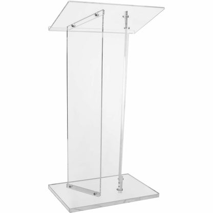 Kantek Standing Lectern - 2 Legs - 41" Height x 23.60" Width x 16" Depth - Speaker, Presentation - Assembly Required - C