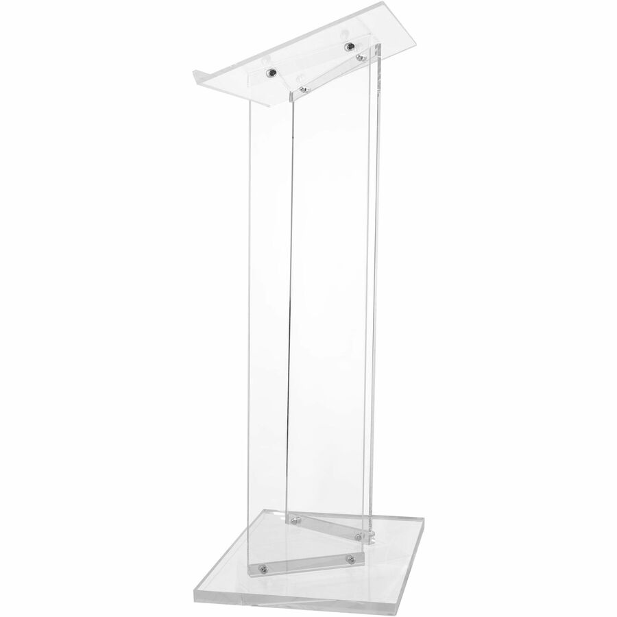Kantek Standing Lectern - 2 Legs - 41" Height x 23.60" Width x 16" Depth - Speaker, Presentation - Assembly Required - C