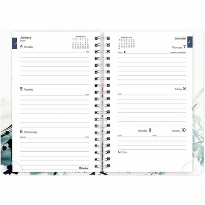 Rediform Essential Weekly/Monthly Planner - Weekly, Monthly - 12 Month - January 2027 to December 2027 - 1 Week, 1 Month