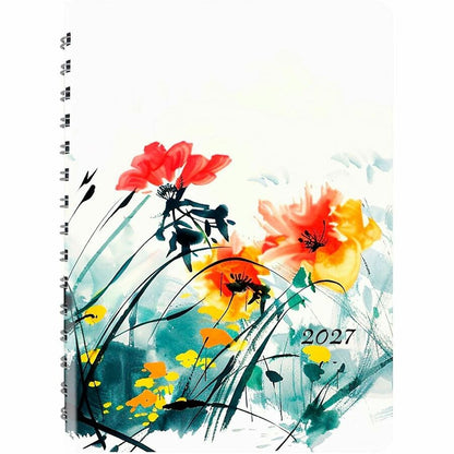 Rediform Essential Weekly/Monthly Planner - Weekly, Monthly - 12 Month - January 2027 to December 2027 - 1 Week, 1 Month