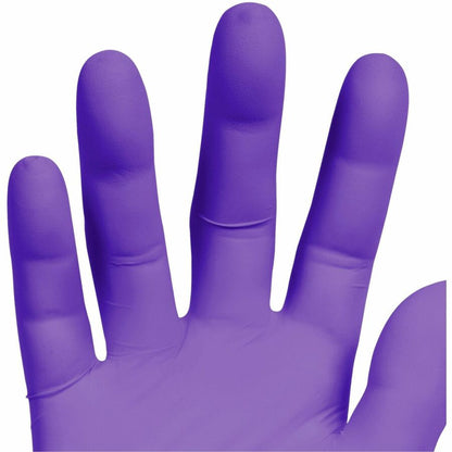 Kimtech Purple Nitrile-Xtra Exam Gloves - 5.9 mil Thickness x 12" Glove Length - X-Large Size - For Right/Left Hand - Ni
