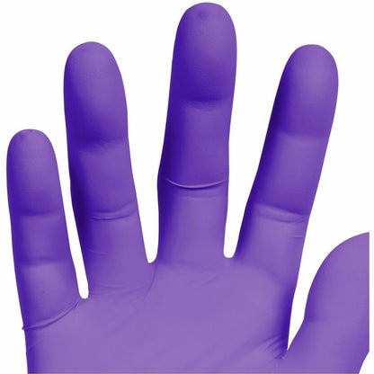 Kimtech Purple Nitrile-Xtra Exam Gloves - 5.9 mil Thickness x 12" Glove Length - Small Size - For Right/Left Hand - Nitr