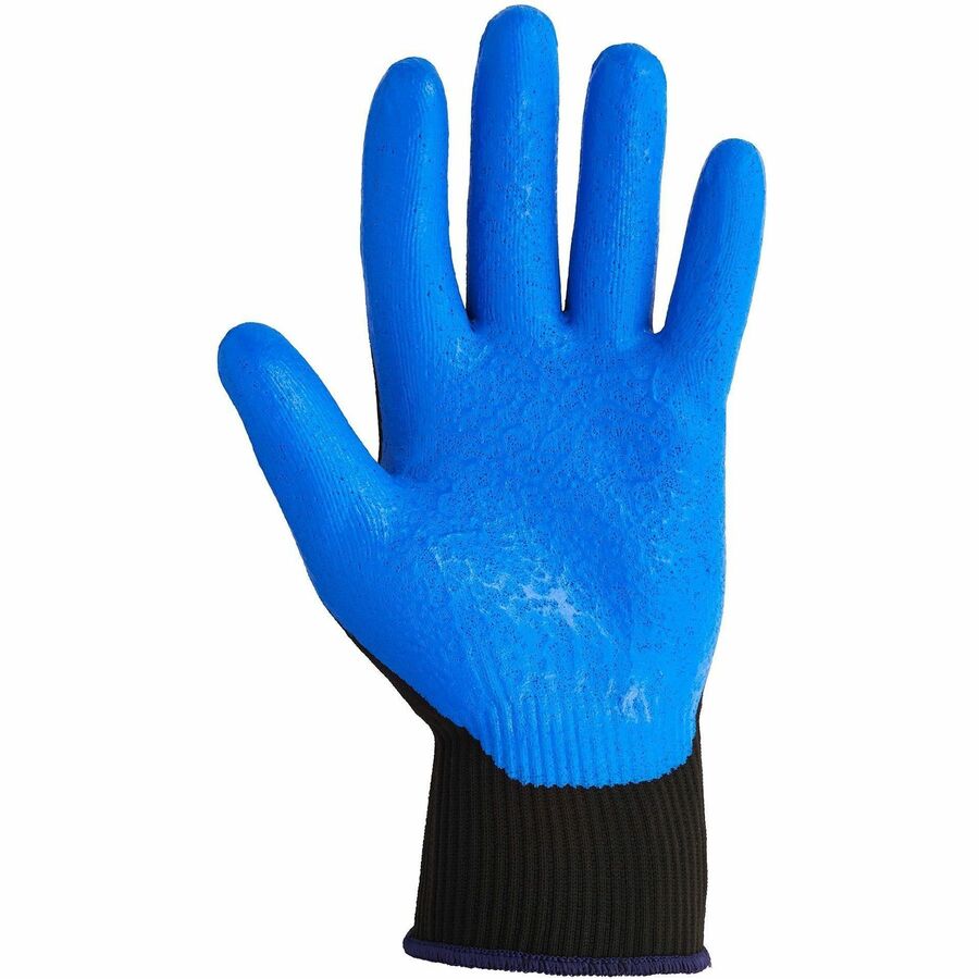 KleenGuard G40 Multi-Purpose Work Gloves - Oil, Grease Protection - 8 Size Number - Medium Size - Nitrile Foam - Blue, B
