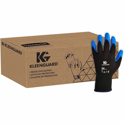 KleenGuard G40 Multi-Purpose Work Gloves - 9.44" Glove Length - Abrasion, Grease, Oil Protection - Nitrile Foam Coating 