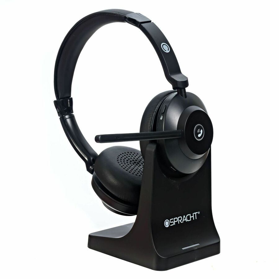 Spracht Blues Combo BC1022 Headset - Microsoft Teams Certification - Stereo - USB - Wired/Wireless - Bluetooth - 33 ft -