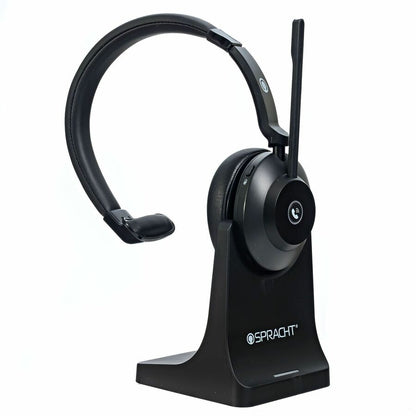 Spracht Headset - Mono - USB Type A - Wired/Wireless - Bluetooth - 33 ft - Over-the-head, On-ear - Monaural - Supra-aura