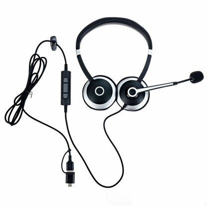 Spracht HSUSB2 Headset - Stereo - USB - Wired - Over-the-head, On-ear - Binaural - Supra-aural - Noise Cancelling Microp