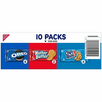 Mondelez Oreo/Nutter Butter/Chips Ahoy Cookie Packs - Assorted - 1 Box