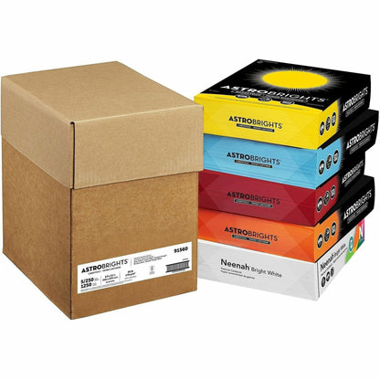Astrobrights Printable Multipurpose Card - Letter - 8 1/2" x 11" - 65 lb Basis Weight - Smooth - 5 / Carton