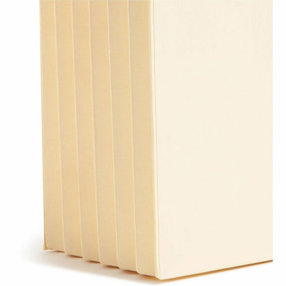 Smead Straight Tab Cut Letter Recycled File Pocket - 8 1/2" x 11" - 5 1/4" Expansion - 2 Plys - Manila Paper - Manila - 