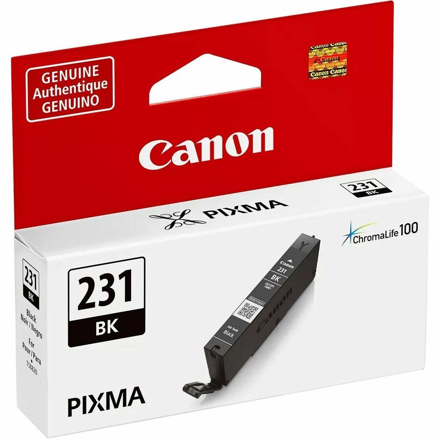Canon CLI-231 Original Standard Yield Inkjet Ink Cartridge - Black - 1 Each - 8.2 mL
