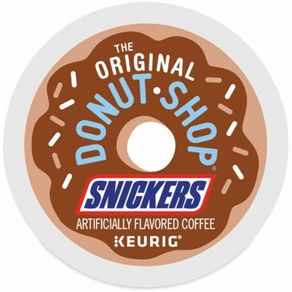 The Original Donut Shop K-Cup Snickers Coffee - Compatible with Keurig Brewer - Mild - Per Box - 24 K-Cup - K-Cup - Snic