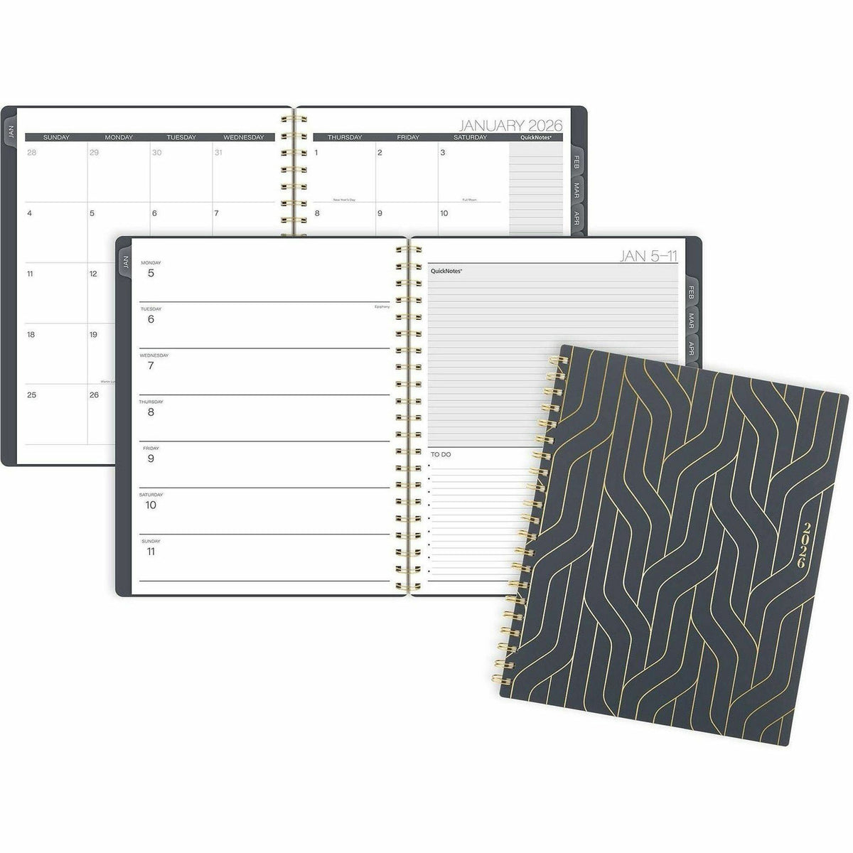 At-A-Glance Hera Weekly Monthly Planner - Weekly, Monthly - 12 Month - January 2027 to December 2027 - 1 Week Double Pag