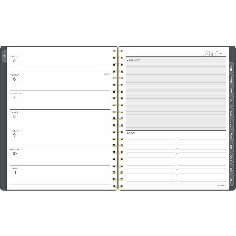 At-A-Glance Hera Weekly Monthly Planner - Weekly, Monthly - 12 Month - January 2027 to December 2027 - 1 Week Double Pag