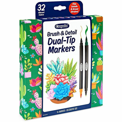 Crayola Dual-Ended Markers - Multi Ink - Water Based - 16 / Pack