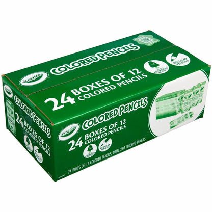 Crayola Bulk Colored Pencils - Multi Lead - 24 / Box