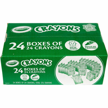 Crayola Bulk Crayons - Regular - For Child - Multi - 24 / Pack