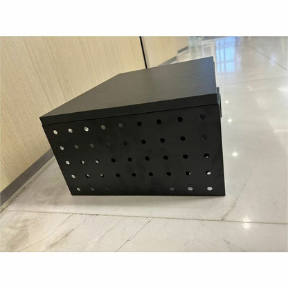 Kantek Pegboard Dual Monitor Risers & Accessories - 88 lb Load Capacity - 7" Height x 16" Width x 11.80" Depth - Black -