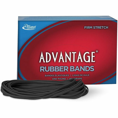 Alliance Rubber Advantage Classic Black - Size: #117B - 7" Length x 0.1" Width - Stretchable, Reusable, Durable, Elastic