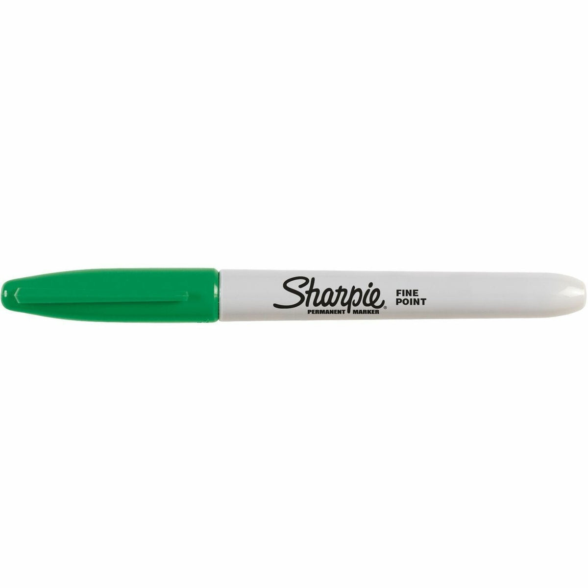 Sharpie Fine Point Permanent Marker - Green Ink - 12 / Dozen