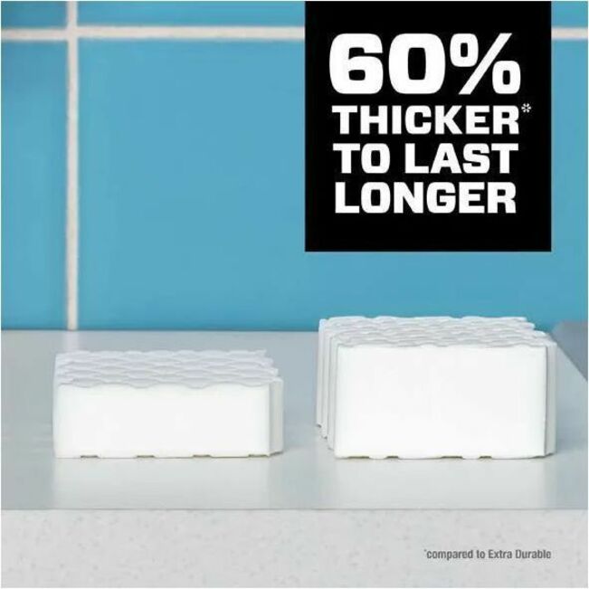 Mr. Clean Magic Eraser Sponge, All Purpose Cleaner, Ultra Thick - For Multi Surface, Multipurpose - Sponge - 5 / Pack