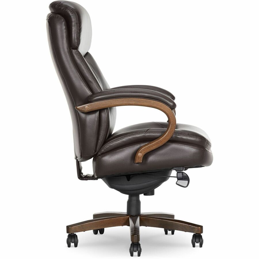 La-Z-Boy ComfortCore Chair - Brown Seat Color - Memory Foam Seat Material - Brown Back Color - Brown - Bonded Leather - 