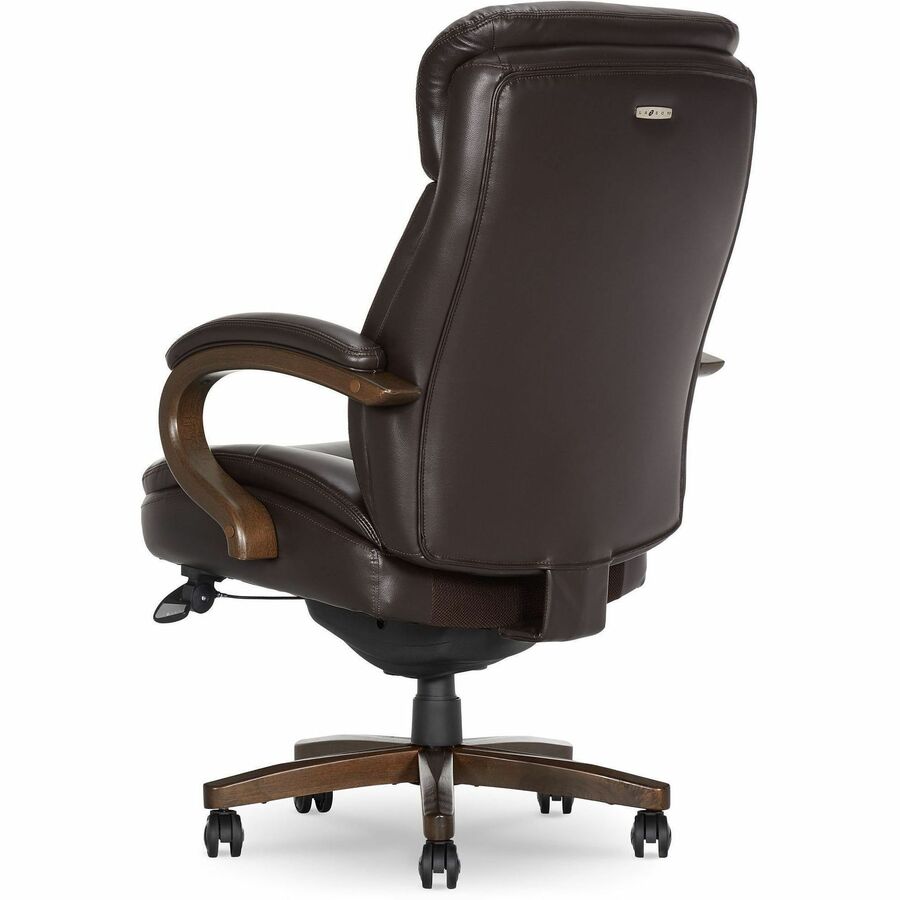 La-Z-Boy ComfortCore Chair - Brown Seat Color - Memory Foam Seat Material - Brown Back Color - Brown - Bonded Leather - 