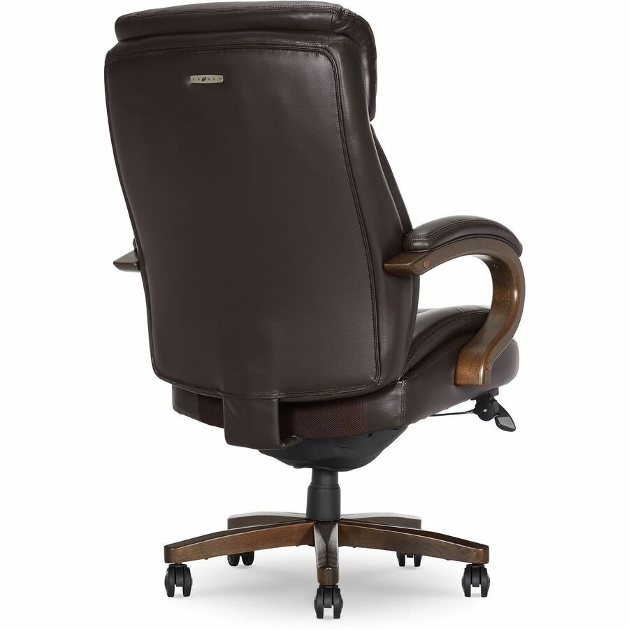 La-Z-Boy ComfortCore Chair - Brown Seat Color - Memory Foam Seat Material - Brown Back Color - Brown - Bonded Leather - 