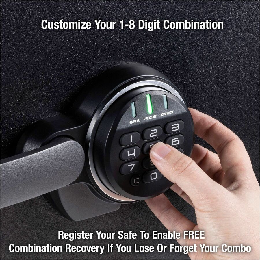 Sentry Safe SFW205EVB Fireproof & Waterproof Safe - 2 ft³ - Digital, Programmable Lock - 6 Live-locking Bolt(s)