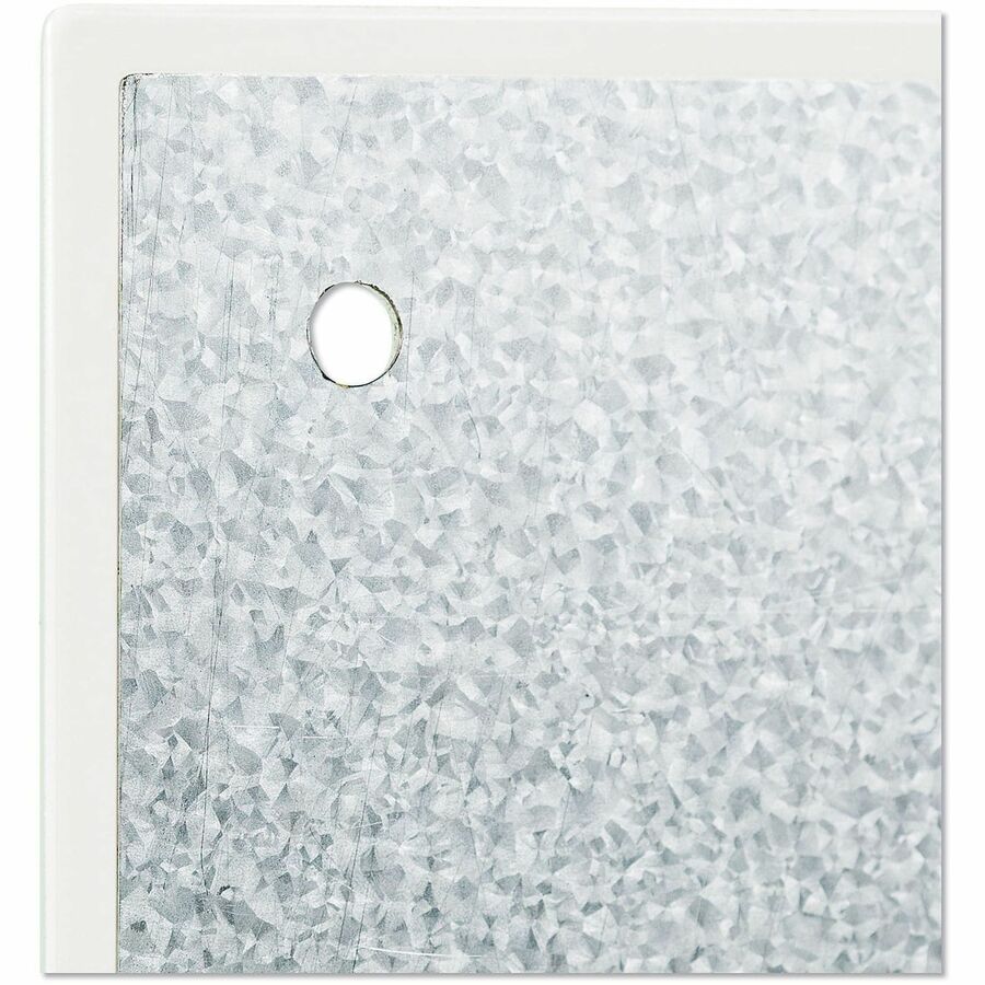 U Brands Magnetic Frosted-Glass Dry-Erase Board - 72" (6 ft) Width x 48" (4 ft) Height - White Glass, Tempered Glass Sur