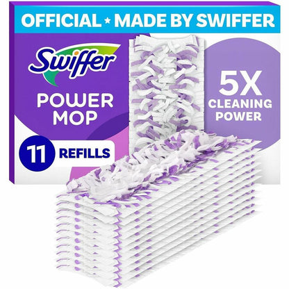 Swiffer Powermop Mopping Pads - Purple - 11 / Box
