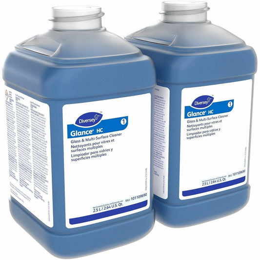 Diversey Care Glance Glass & Multi-Surface Cleaner - For Multi Surface, Glass - Concentrate - 84.5 fl oz (2.6 quart) - 2